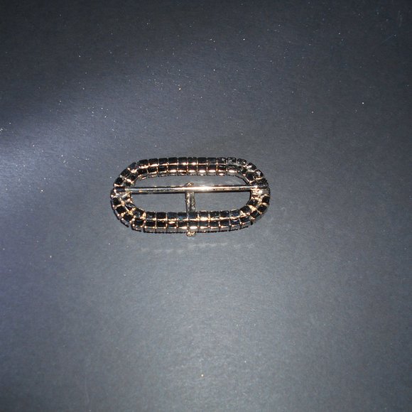 Vintage Austrian Crystal Belt Buckle